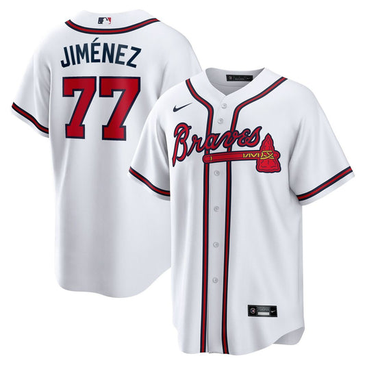 Atlanta Braves Joe Jiménez Nike Home Replica Player Jersey - White Team Jersey Sports Fan Apparel
