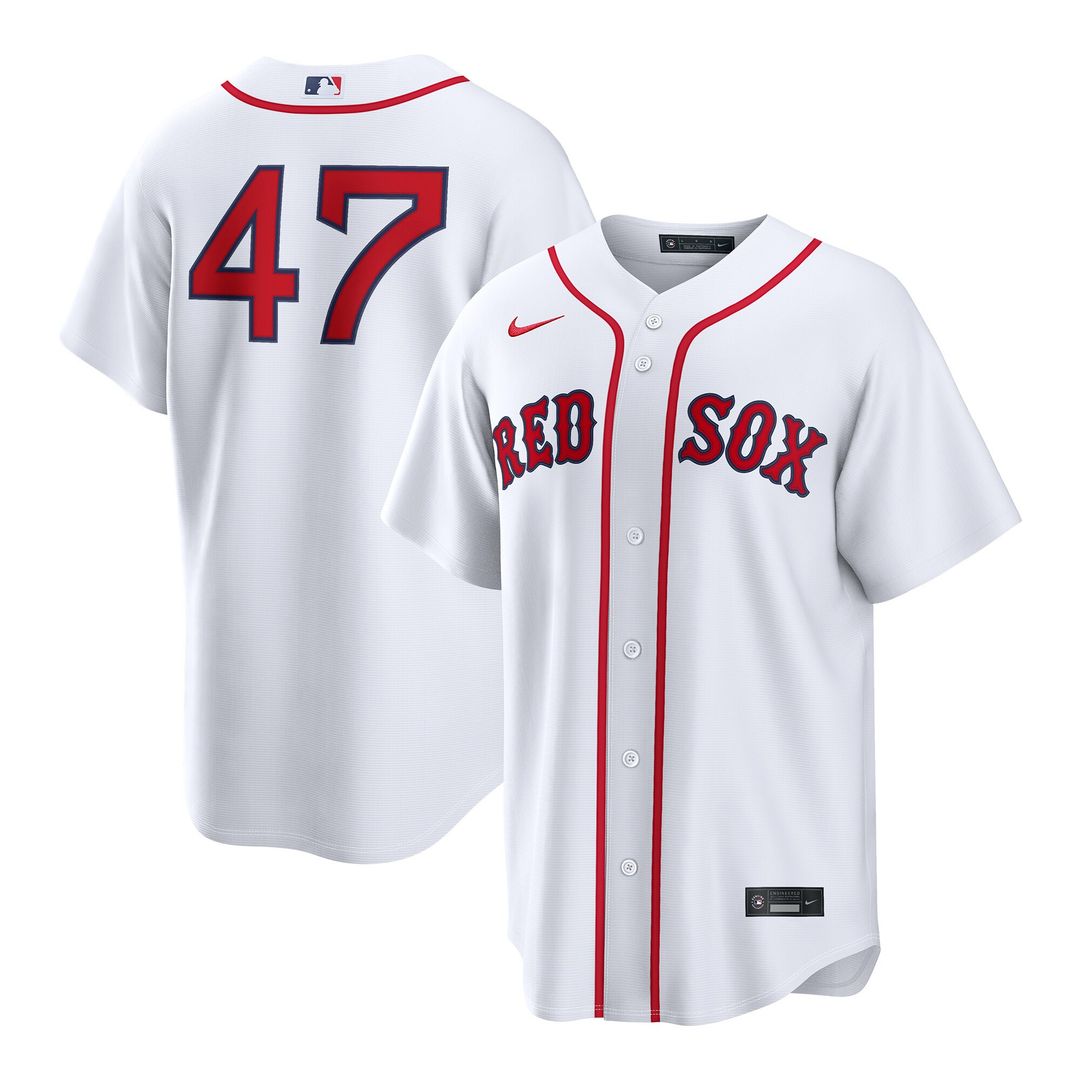 Boston Red Sox Jovani Moran Nike Home Replica Jersey - White Team Jersey Sports Fan Apparel