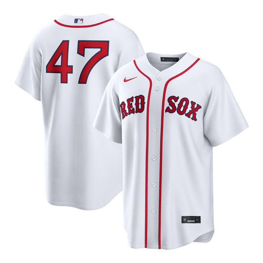 Boston Red Sox Jovani Moran Nike Home Replica Jersey - White Team Jersey Sports Fan Apparel