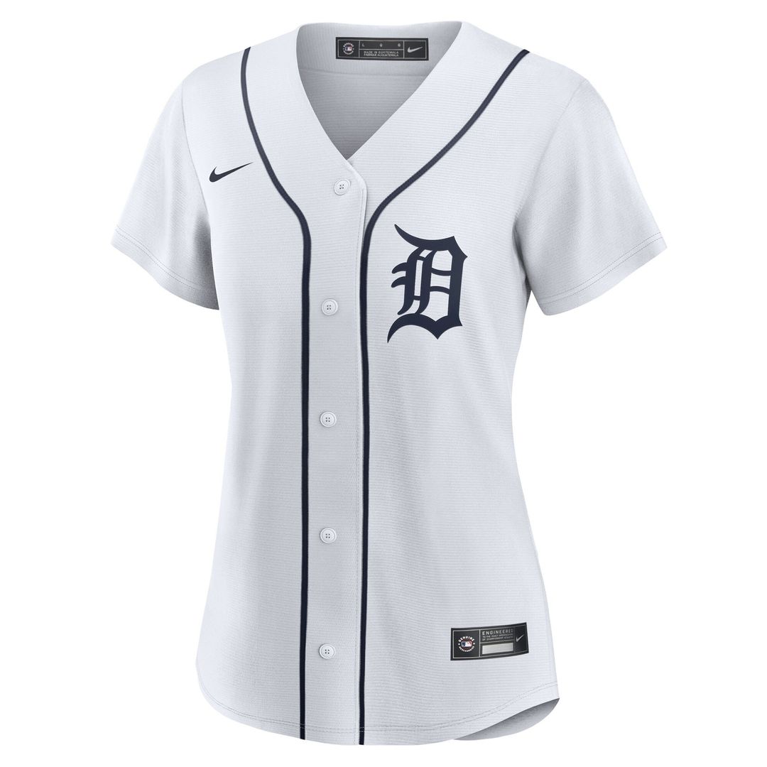 Detroit Tigers Dillon Dingler Nike Women's Home Replica Jersey - White Team Jersey Sports Fan Apparel