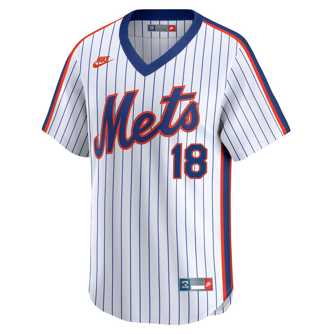 New York Mets Darryl Strawberry Nike Throwback Cooperstown Limited Jersey - White Team Jersey Sports Fan Apparel