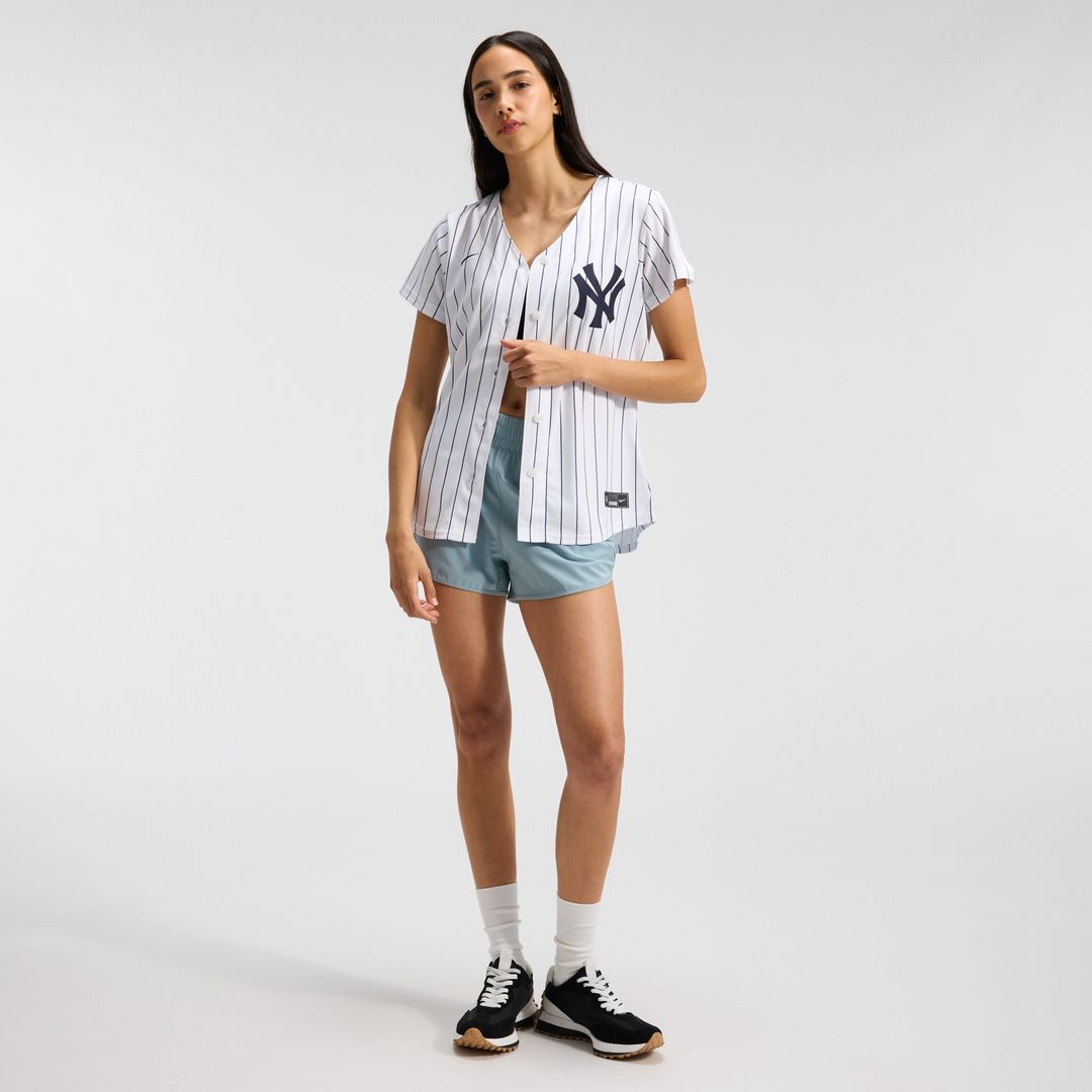 New York Yankees Nike Women's Home Replica Team Jersey - White Team Jersey Sports Fan Apparel