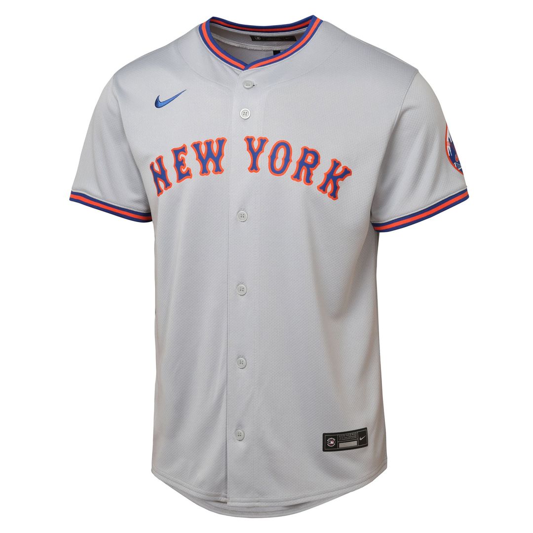 New York Mets Youth Road Limited Jersey - Gray Team Jersey Sports Fan Apparel