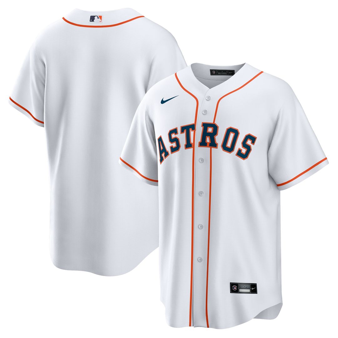 Houston Astros Nike Alternate Replica Team Jersey - Orange Team Jersey Sports Fan Apparel