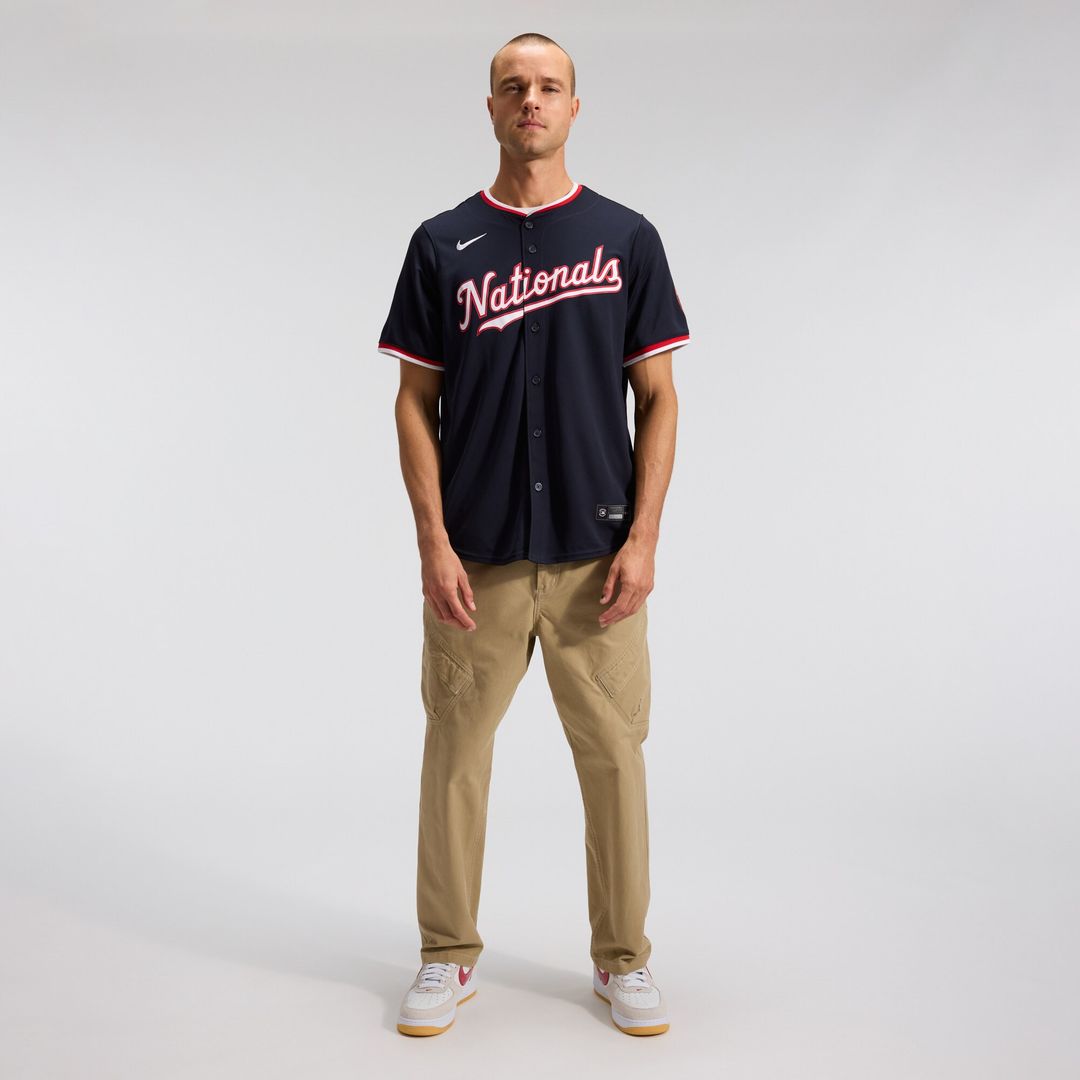 Washington Nationals James Wood Nike Alternate Limited Player Jersey - Navy Team Jersey Sports Fan Apparel