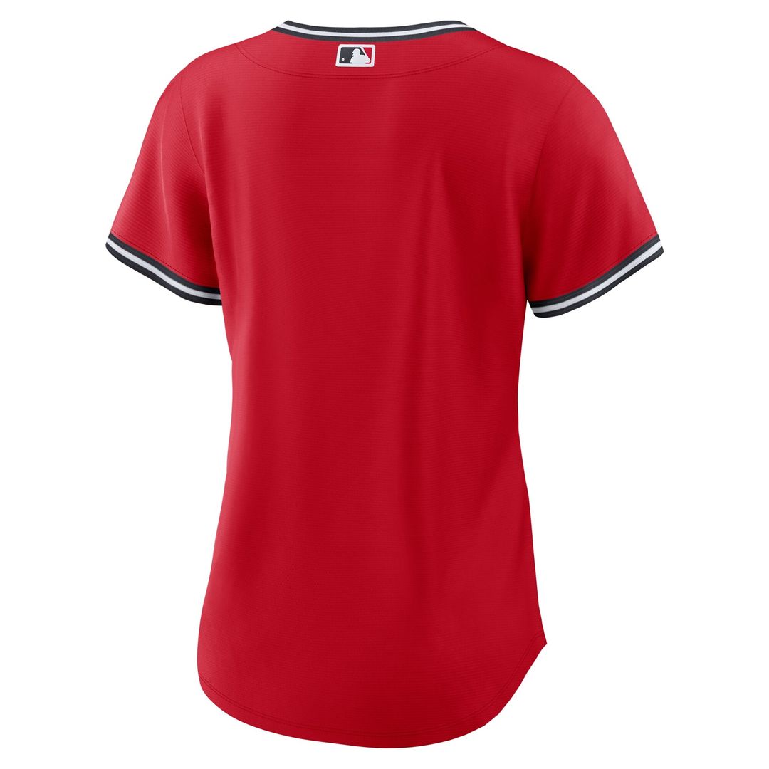 Cleveland Guardians Nike Women's Alternate 2 Replica Jersey - Red Team Jersey Sports Fan Apparel