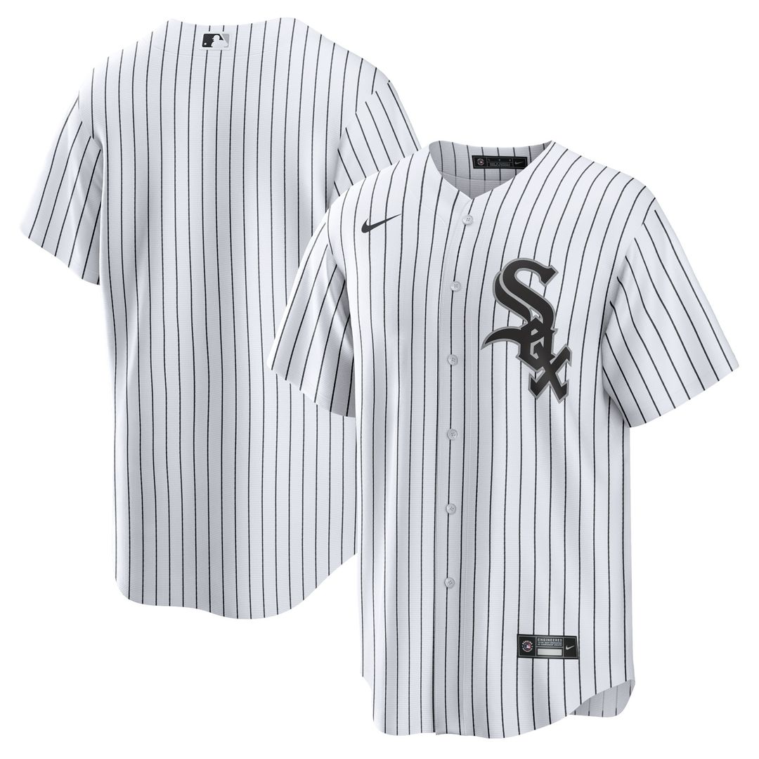 Chicago White Sox Nike Home Blank Replica Jersey - White Team Jersey Sports Fan Apparel