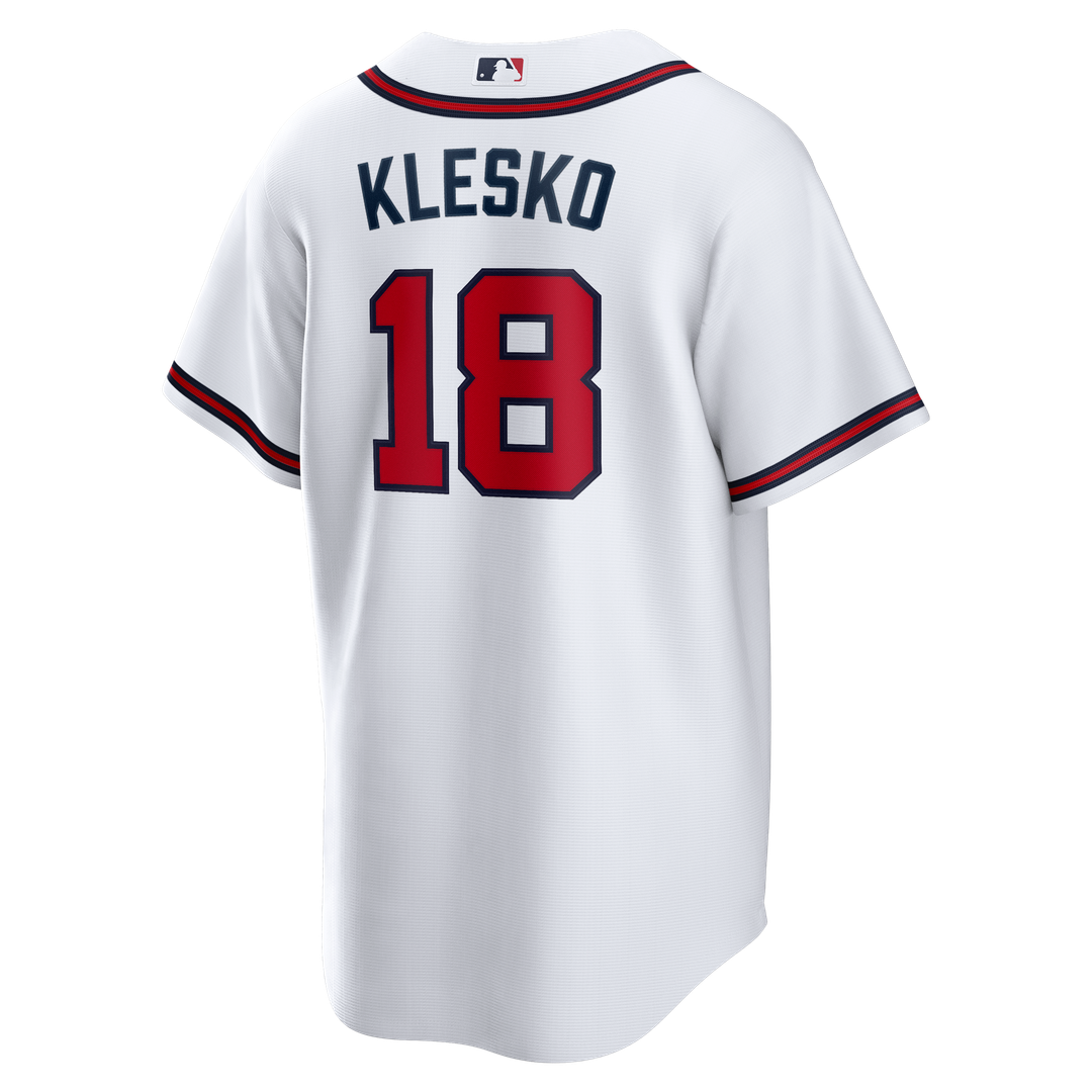 Atlanta Braves Ryan Klesko Nike Home Retired Player Replica Jersey - White Team Jersey Sports Fan Apparel