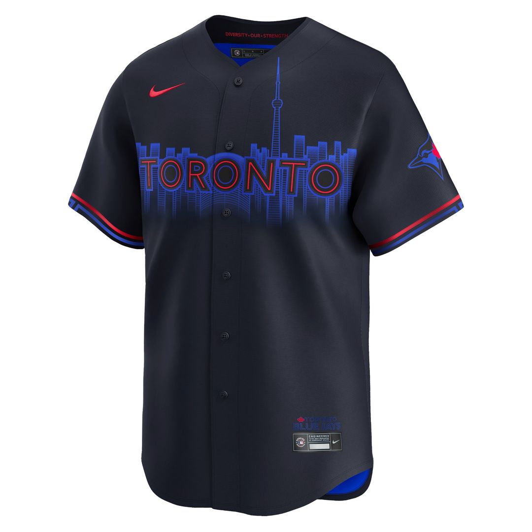 Toronto Blue Jays Nike 2024 City Connect Limited Jersey - Navy Team Jersey Sports Fan Apparel