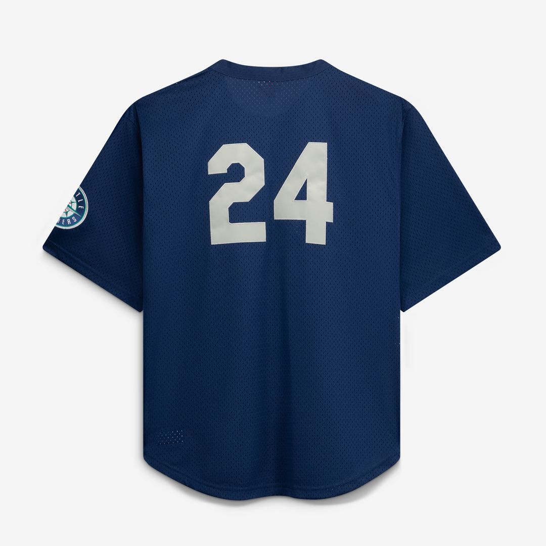 Seattle Mariners Mitchell & Ness Big & Tall Cooperstown Mesh Batting Practice Jersey - Navy Team Jersey Sports Fan Apparel
