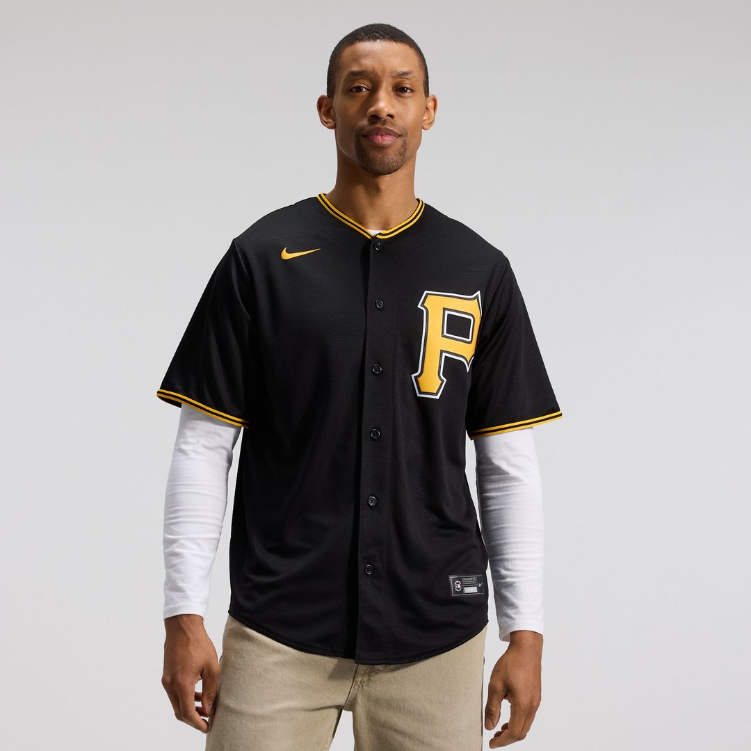 Pittsburgh Pirates Nike Home Replica Team Jersey - White Team Jersey Sports Fan Apparel