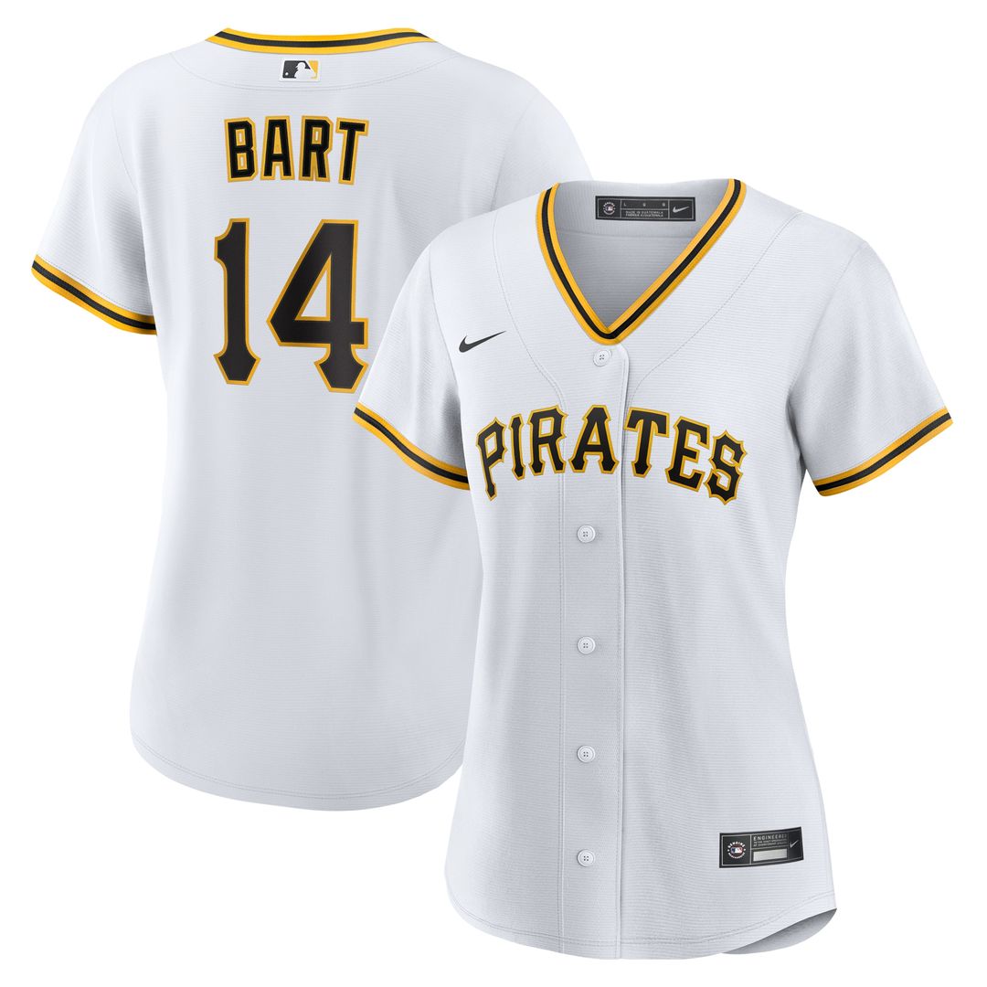 Pittsburgh Pirates Joey Bart Nike Women's Home Replica Jersey - White Team Jersey Sports Fan Apparel