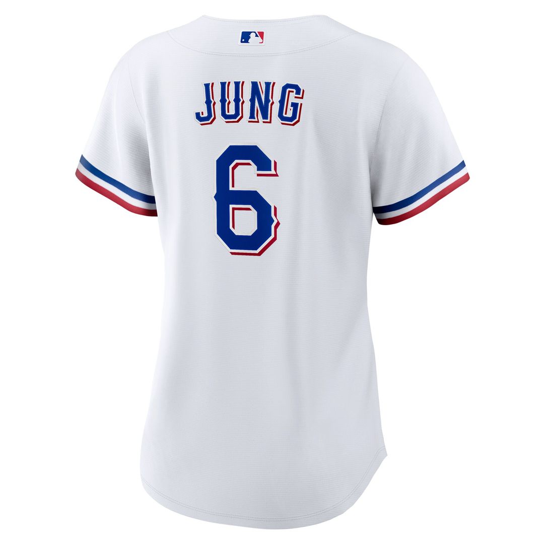 Texas Rangers Josh Jung Nike Women's Home Replica Jersey - White Team Jersey Sports Fan Apparel