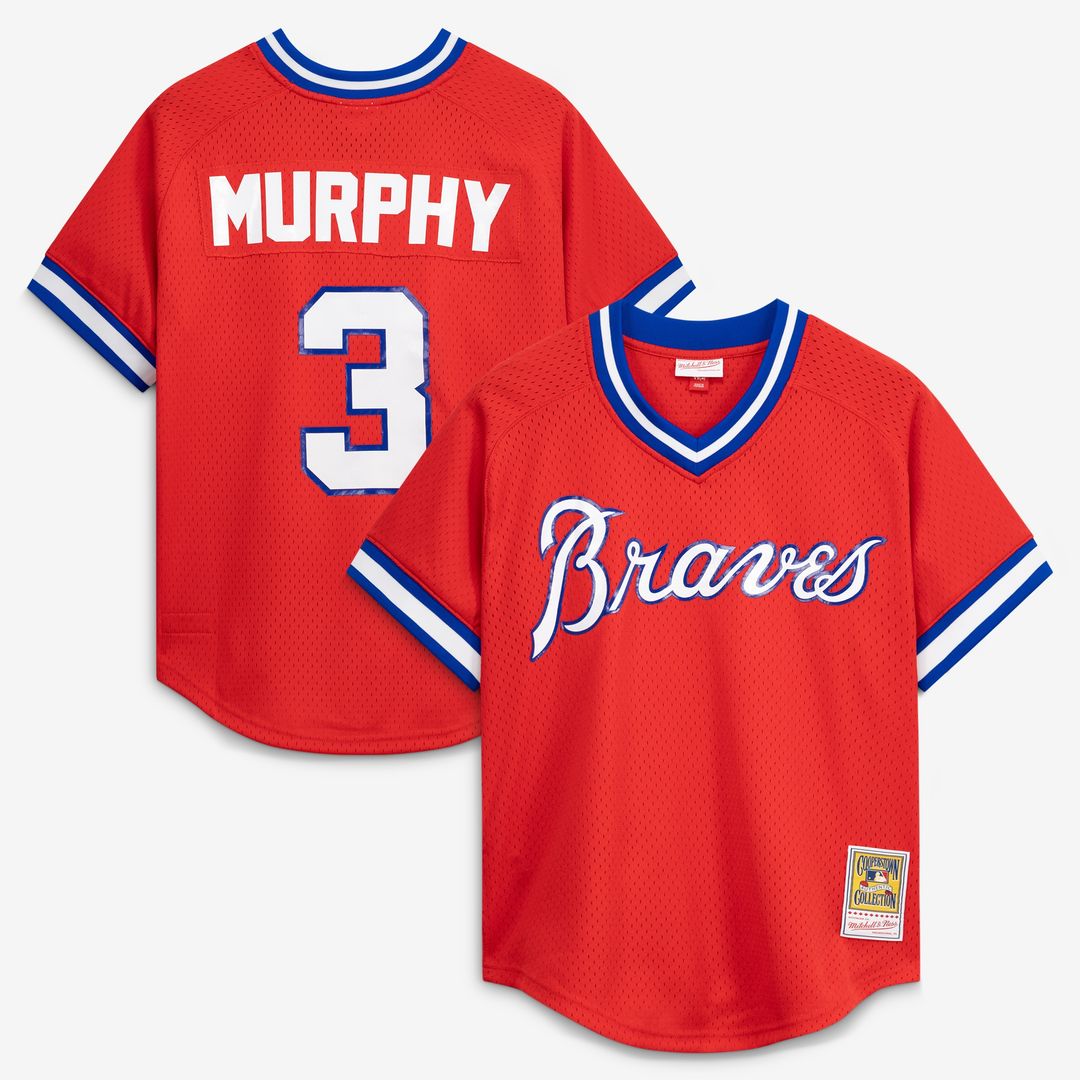 Atlanta Braves Dale Murphy Mitchell & Ness Authentic Batting Practice Jersey - Royal Team Jersey Sports Fan Apparel