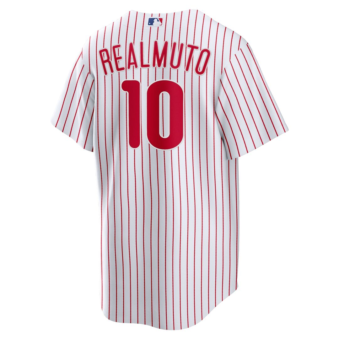 Philadelphia Phillies JT Realmuto Nike Home Replica Player Name Jersey - White Team Jersey Sports Fan Apparel