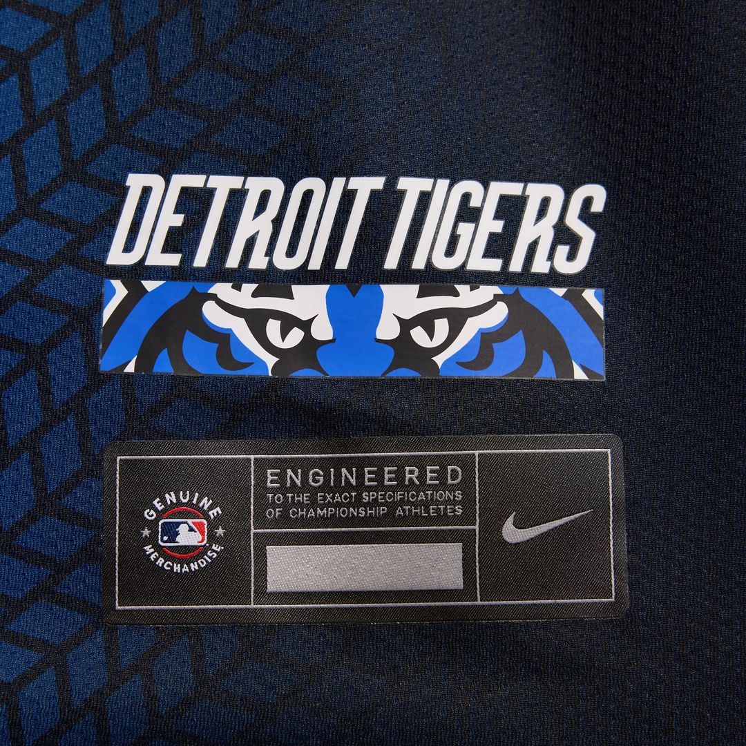 Detroit Tigers Nike City Connect Limited Jersey - Blue Team Jersey Sports Fan Apparel