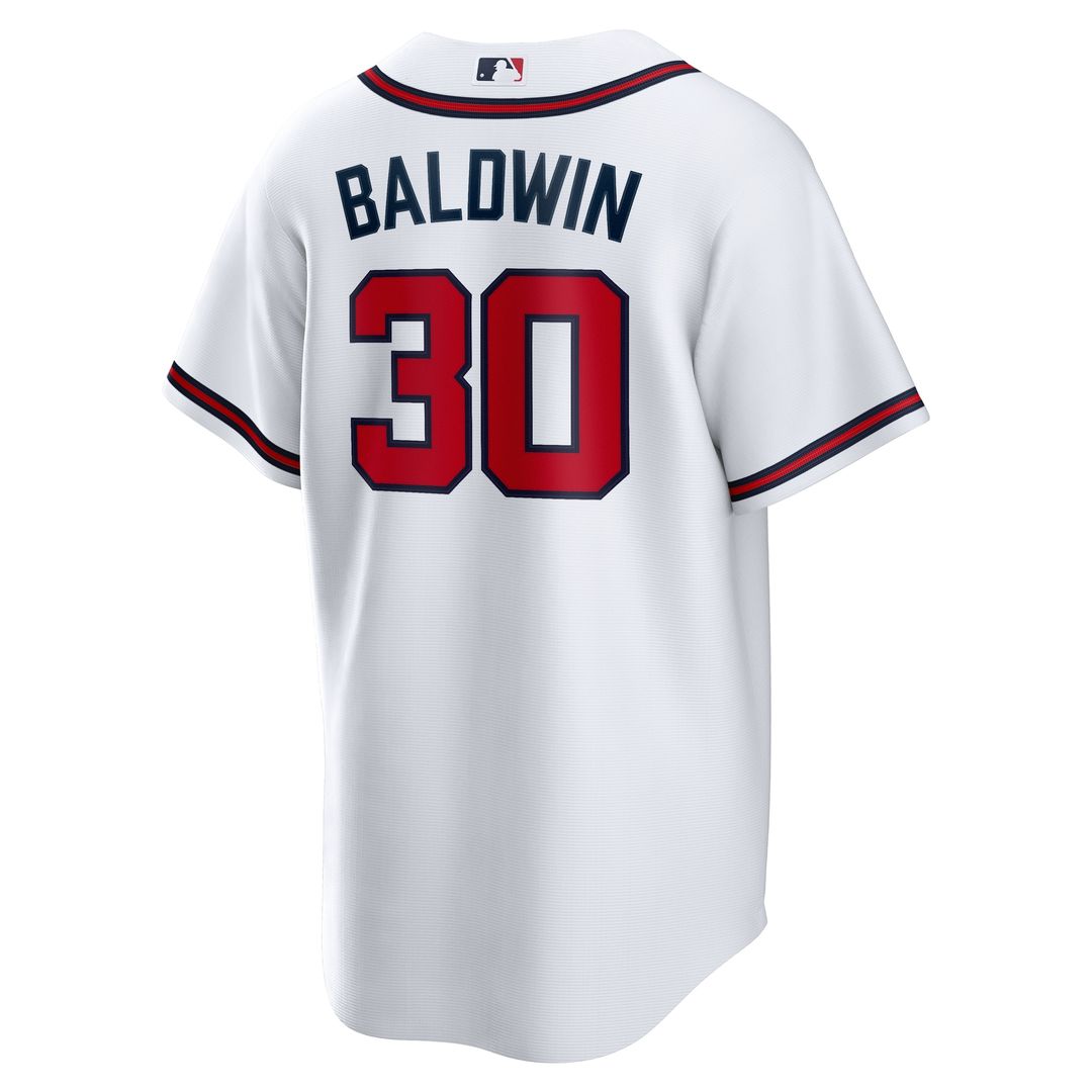 Atlanta Braves Drake Baldwin Nike Home Replica Jersey - White Team Jersey Sports Fan Apparel