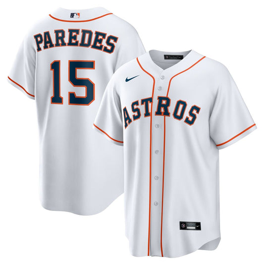 Houston Astros Isaac Paredes Nike Home Replica Jersey - White Team Jersey Sports Fan Apparel