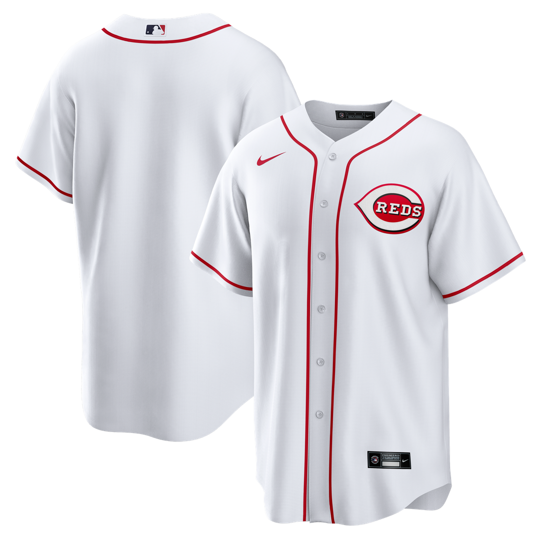 Cincinnati Reds Nike Home Big & Tall Replica Jersey - White Team Jersey Sports Fan Apparel