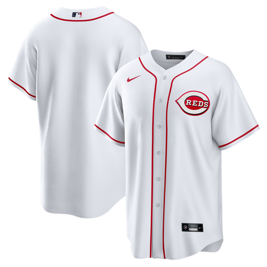 Cincinnati Reds Nike Home Big & Tall Replica Jersey - White Team Jersey Sports Fan Apparel