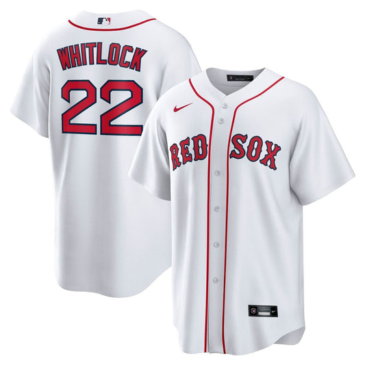 Boston Red Sox Garrett Whitlock Nike Home Replica Jersey - White Team Jersey Sports Fan Apparel