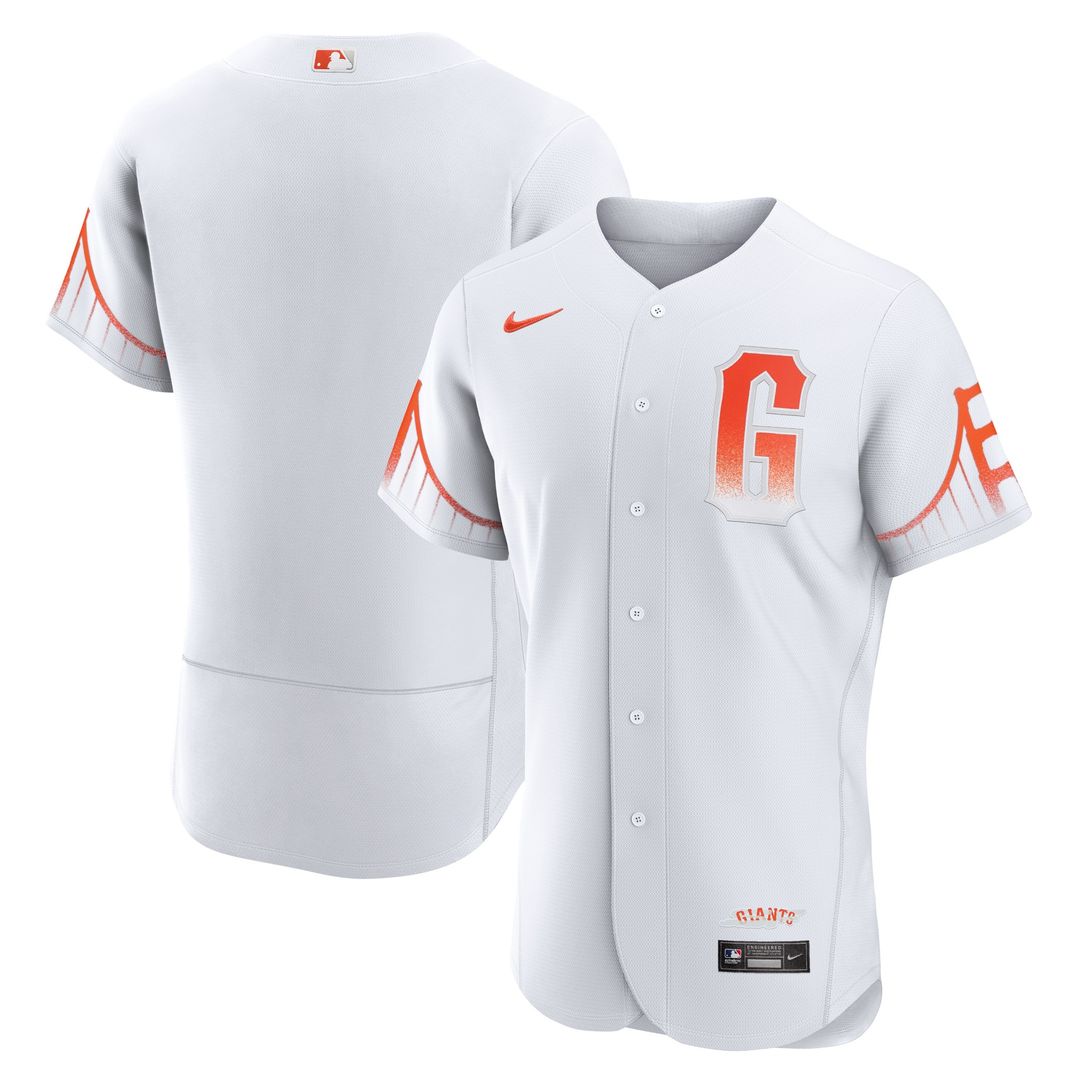 San Francisco Giants Nike City Connect Authentic Jersey - White Team Jersey Sports Fan Apparel