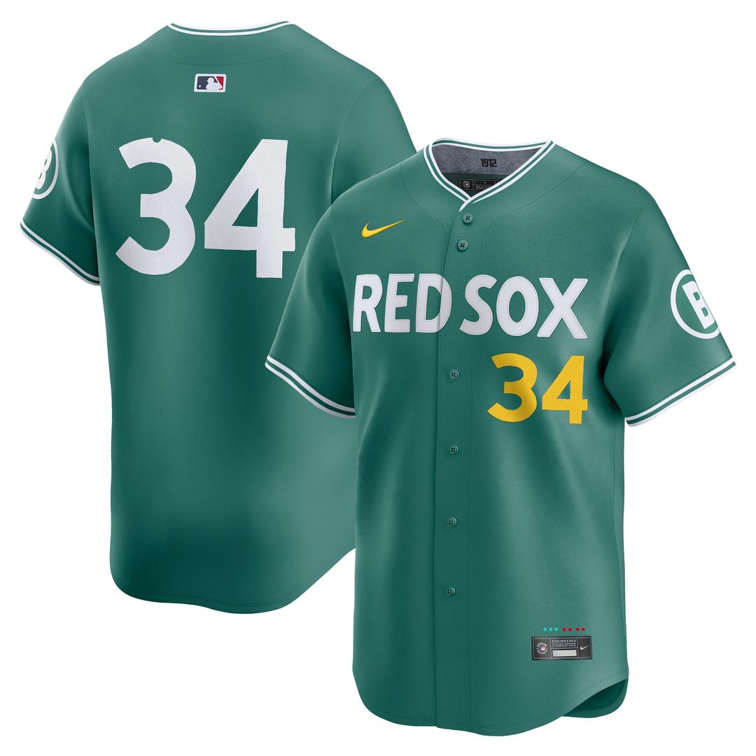 Boston Red Sox David Ortiz Nike 2025 City Connect Limited Retired Player Jersey - Green Team Jersey Sports Fan Apparel