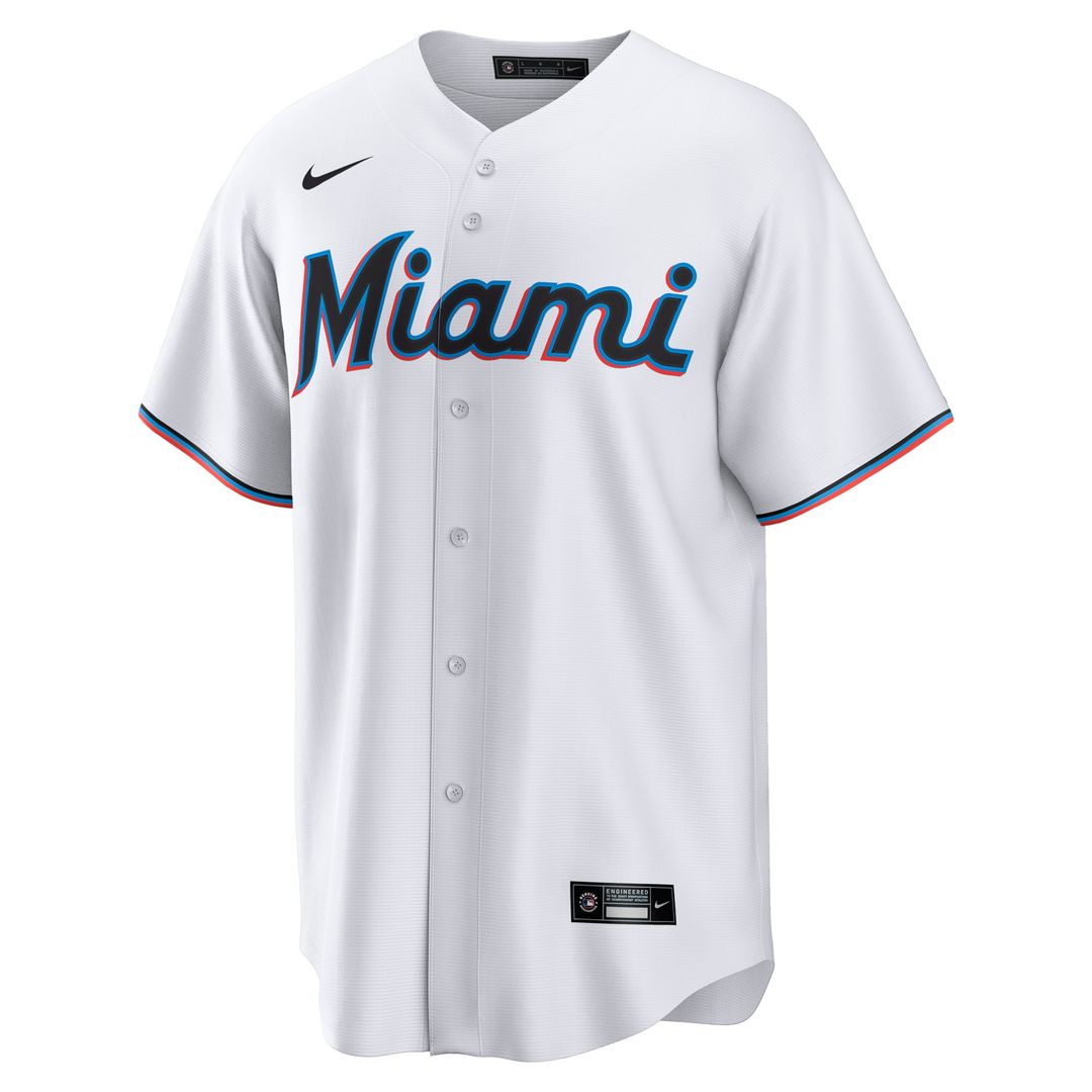 Miami Marlins Agustín Ramírez Nike Home Replica Jersey - White Team Jersey Sports Fan Apparel