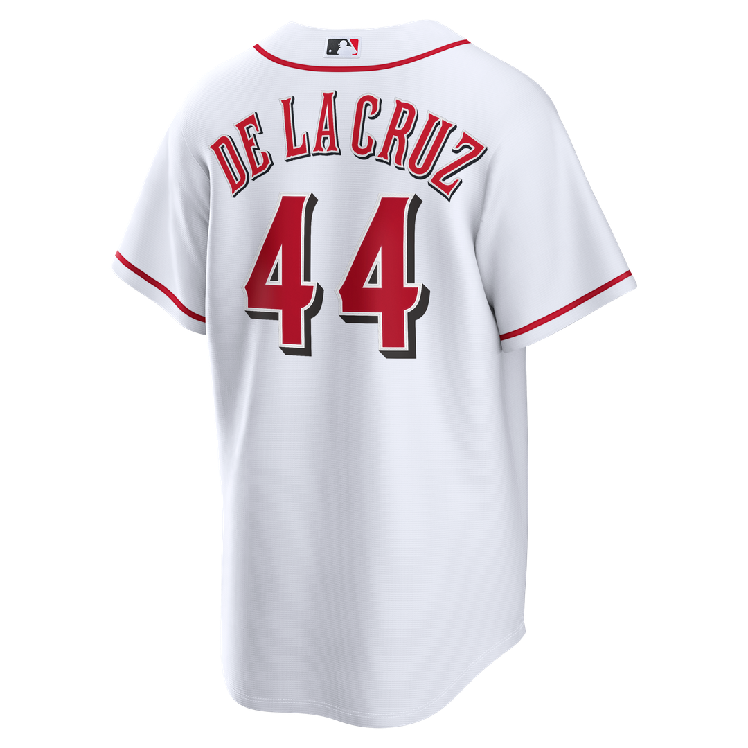 Cincinnati Reds Elly De La Cruz Nike Home Replica Jersey - White Team Jersey Sports Fan Apparel