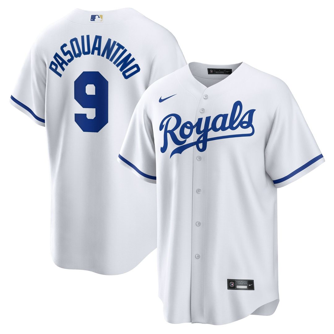 Kansas City Royals Vinnie Pasquantino Nike Home Replica Jersey - White Team Jersey Sports Fan Apparel