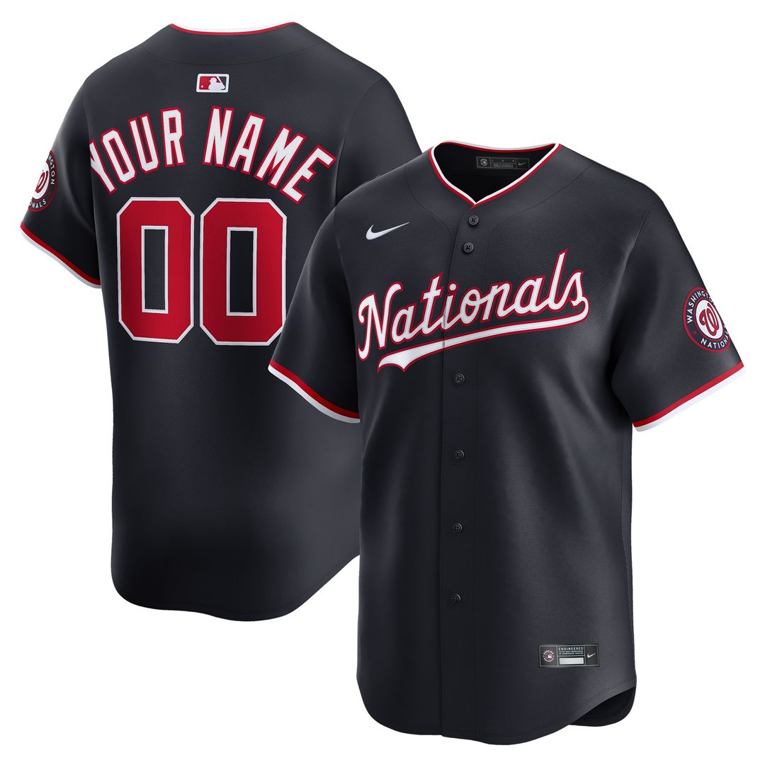 Washington Nationals Nike Home Limited Custom Jersey - White Team Jersey Sports Fan Apparel
