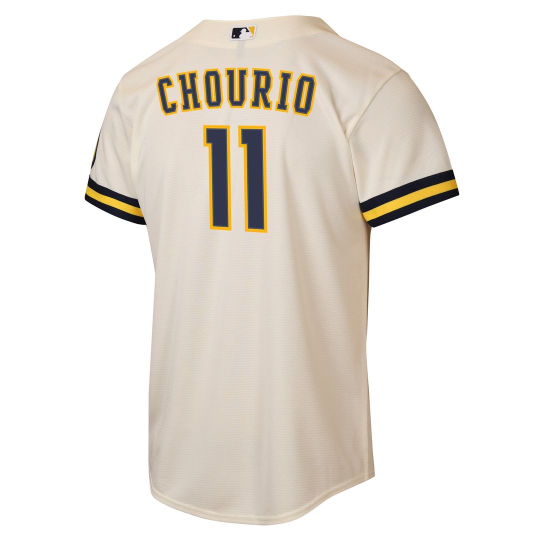 Milwaukee Brewers Jackson Chourio Nike Youth Road Stadium Jersey - Powder Blue Team Jersey Sports Fan Apparel