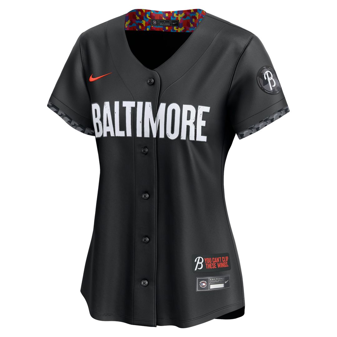 Baltimore Orioles Nike Women's City Connect Limited Jersey - Black Team Jersey Sports Fan Apparel