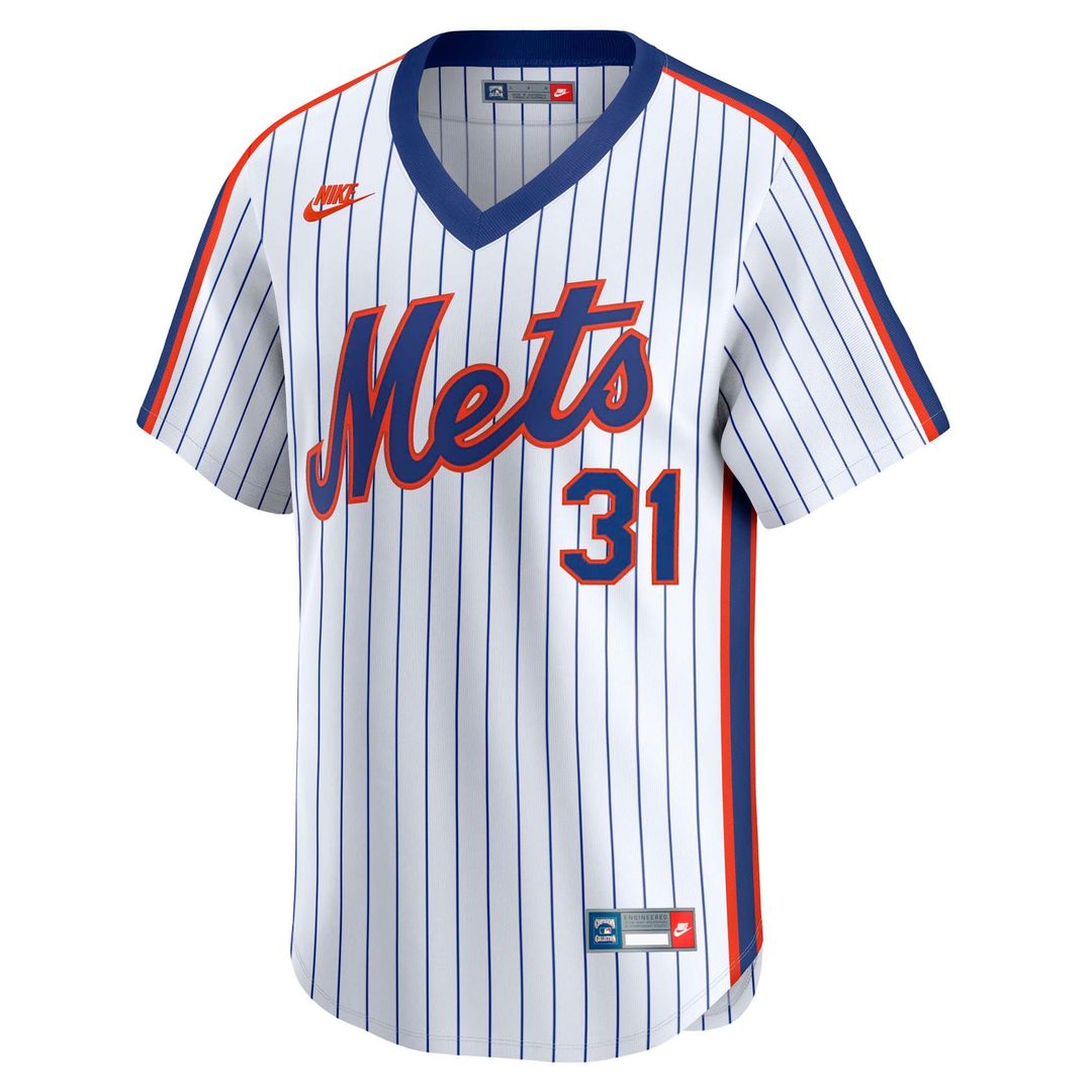 New York Mets Mike Piazza Nike Throwback Cooperstown Limited Jersey - White Team Jersey Sports Fan Apparel