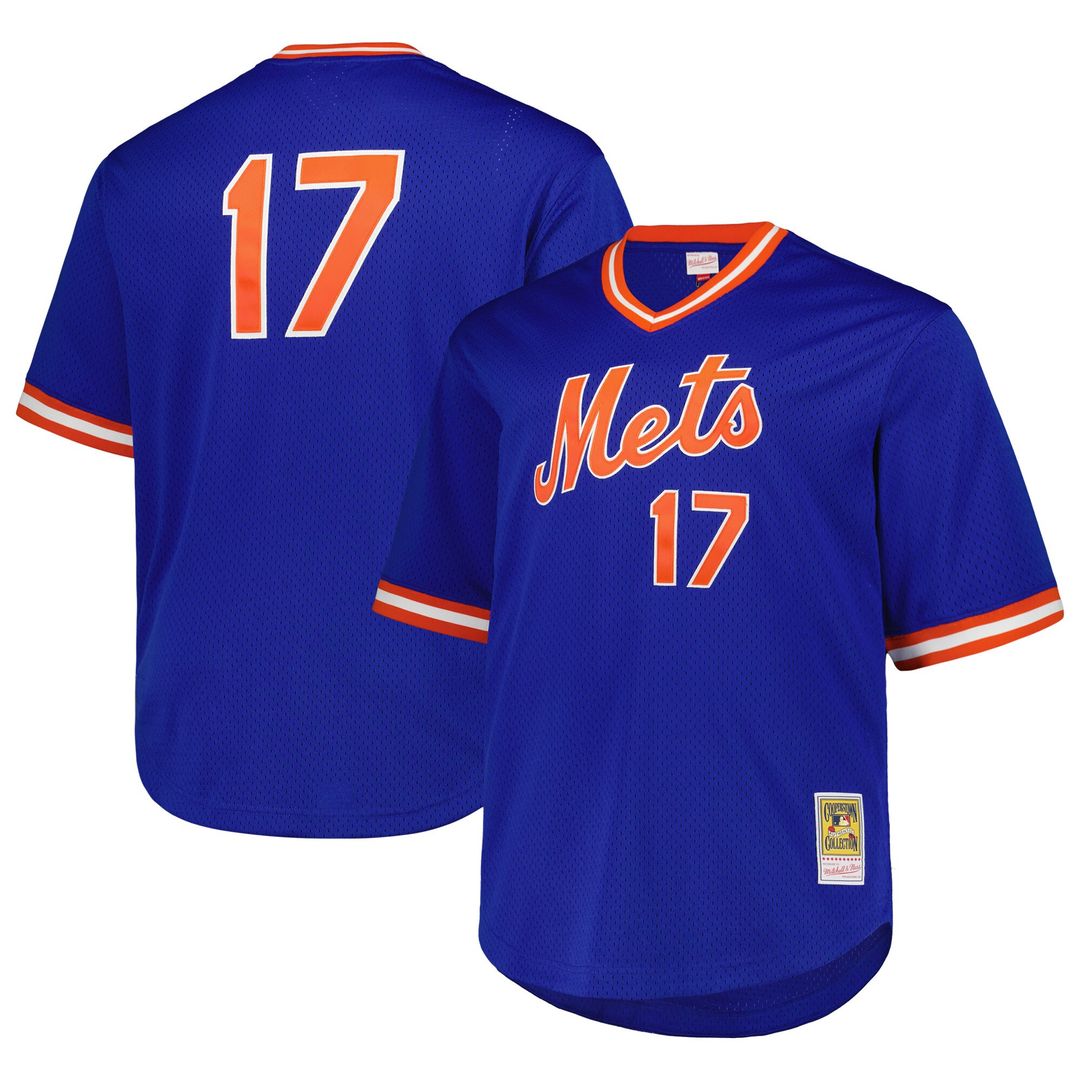 New York Mets Keith Hernandez Mitchell & Ness 1986 Cooperstown Mesh Pullover Jersey - Royal Team Jersey Sports Fan Apparel