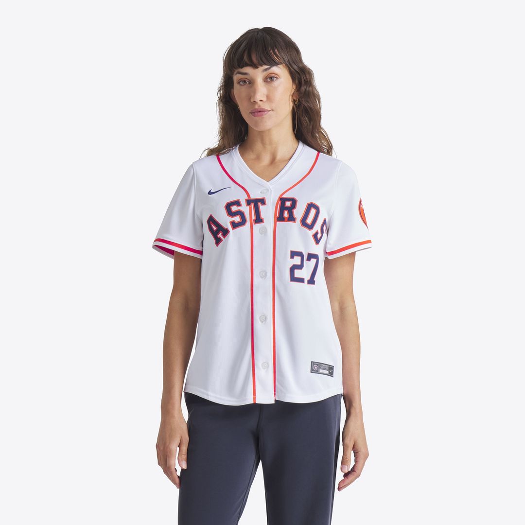 Houston Astros Jose Altuve Nike Women's Home Limited Player Jersey - White Team Jersey Sports Fan Apparel