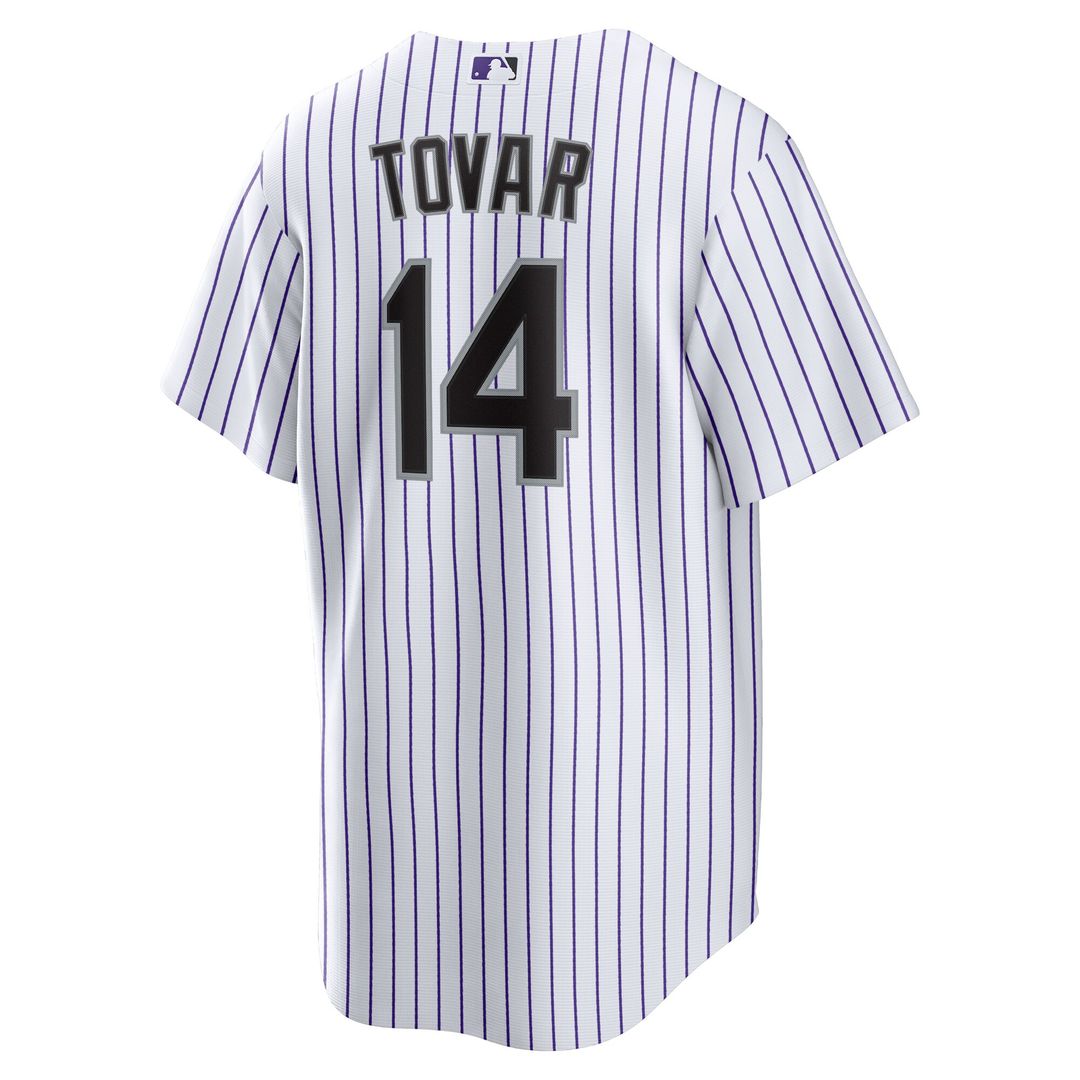 Colorado Rockies Ezequiel Tovar Nike Home Replica Jersey - White Team Jersey Sports Fan Apparel