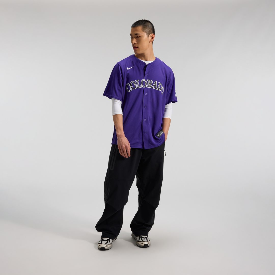 Colorado Rockies Nike Alternate Limited Jersey - Purple Team Jersey Sports Fan Apparel