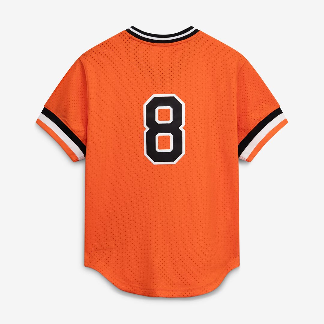 Baltimore Orioles Cal Ripken Jr. Mitchell & Ness Authentic Batting Practice Jersey - Orange Team Jersey Sports Fan Apparel