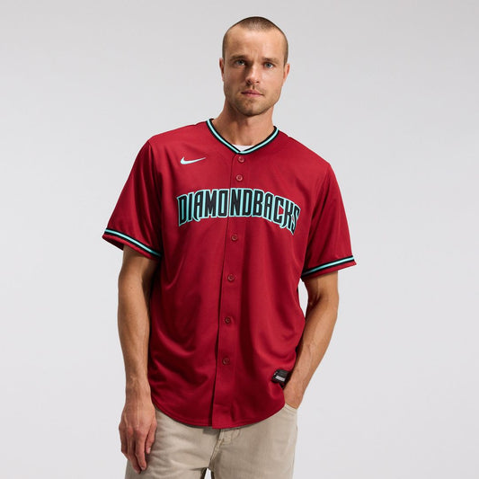 Arizona Diamondbacks Corbin Carroll Nike Alternate 2 Replica Jersey - Crimson Team Jersey Sports Fan Apparel