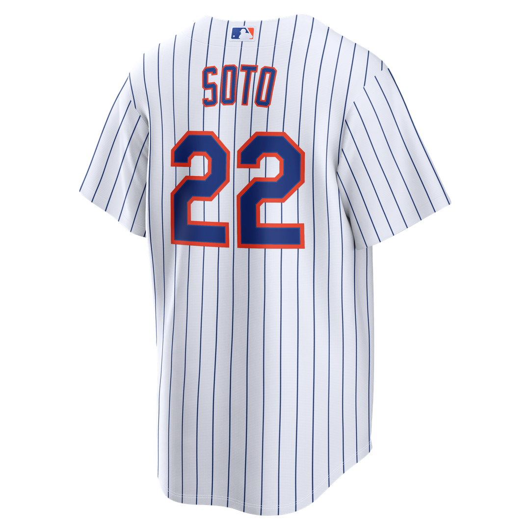 New York Mets Juan Soto Nike Home Replica Jersey - White Team Jersey Sports Fan Apparel