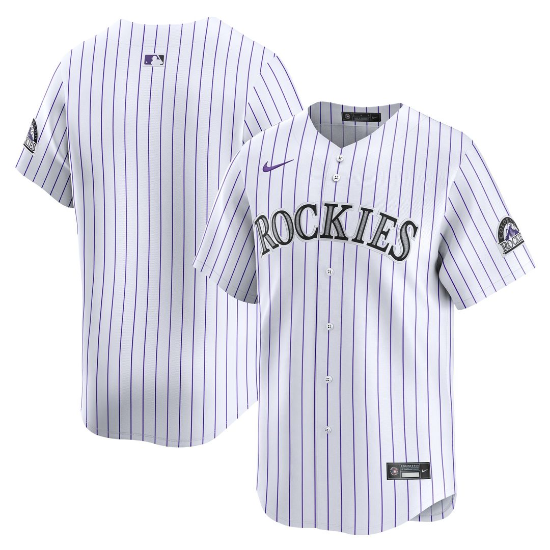 Colorado Rockies Nike Home Limited Player Jersey - White Team Jersey Sports Fan Apparel