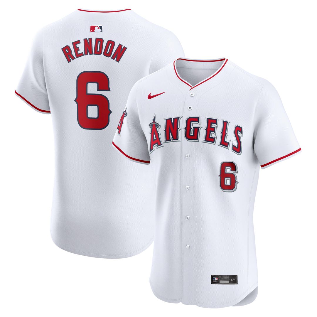 Los Angeles Angels Anthony Rendon Nike Home Elite Player Jersey - White Team Jersey Sports Fan Apparel