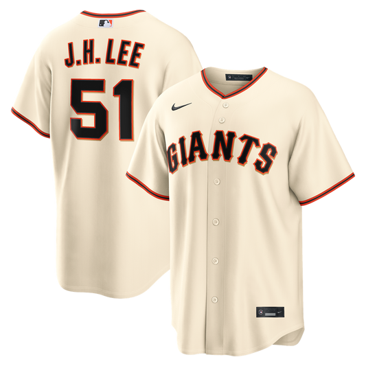 San Francisco Giants Jung Hoo Lee Nike Home Replica Jersey - Cream Team Jersey Sports Fan Apparel