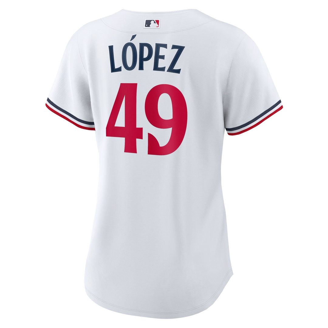 Minnesota Twins Pablo Lopez Nike Women's Home Replica Jersey - White Team Jersey Sports Fan Apparel
