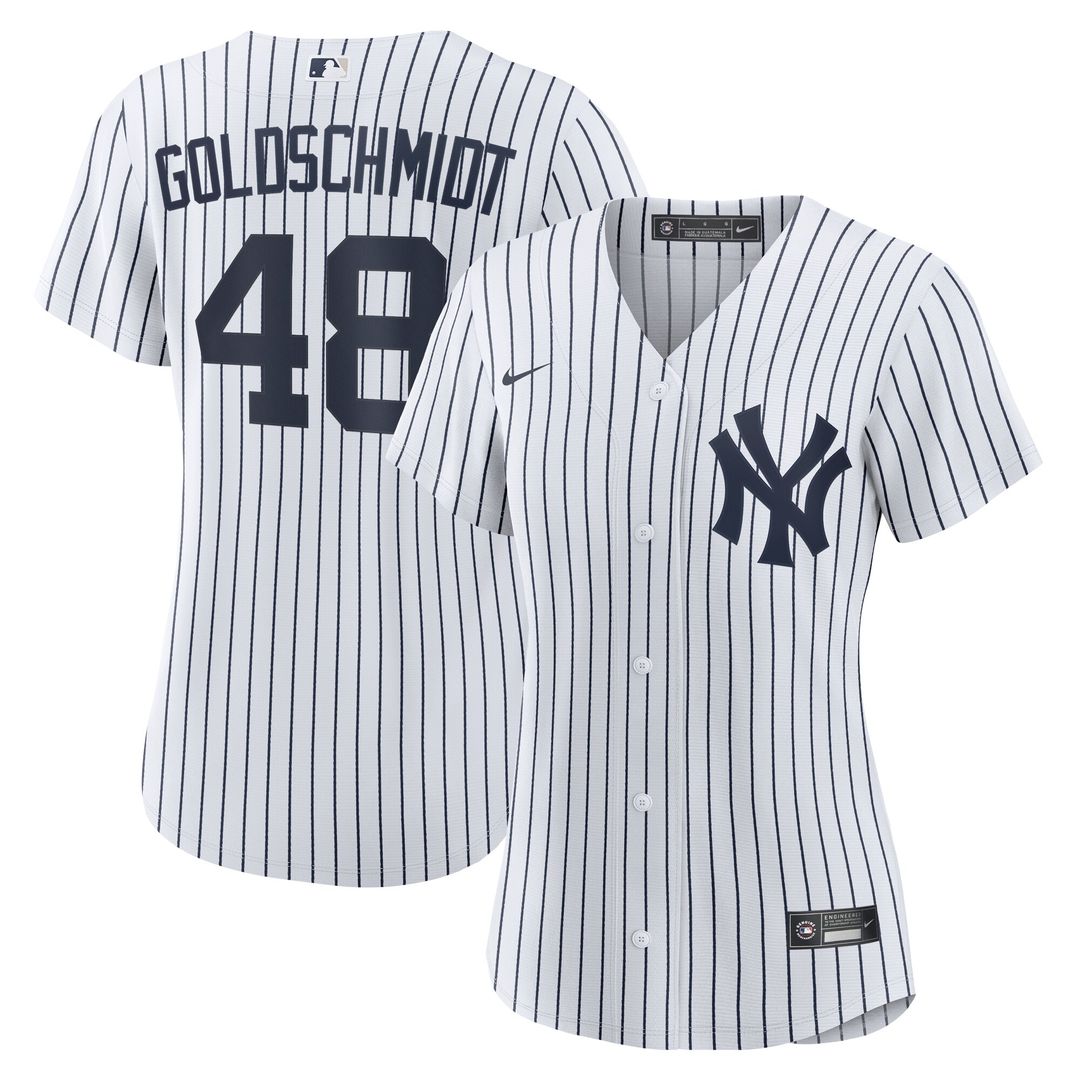 New York Yankees Paul Goldschmidt Nike Women's Home Replica Jersey - White Team Jersey Sports Fan Apparel