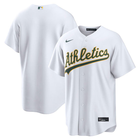 Athletics Nike Home Replica Jersey - White Team Jersey Sports Fan Apparel