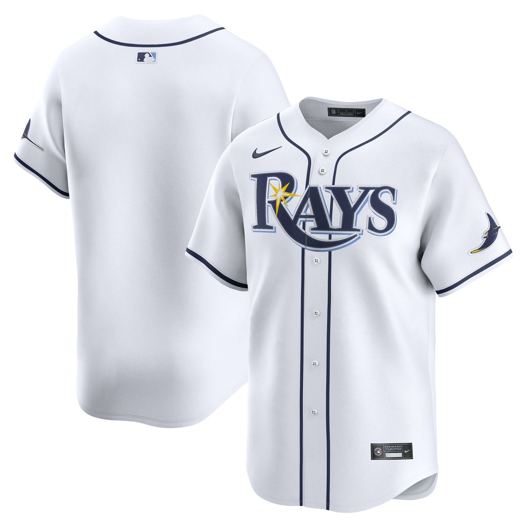 Tampa Bay Rays Nike Home Limited Jersey - White Team Jersey Sports Fan Apparel