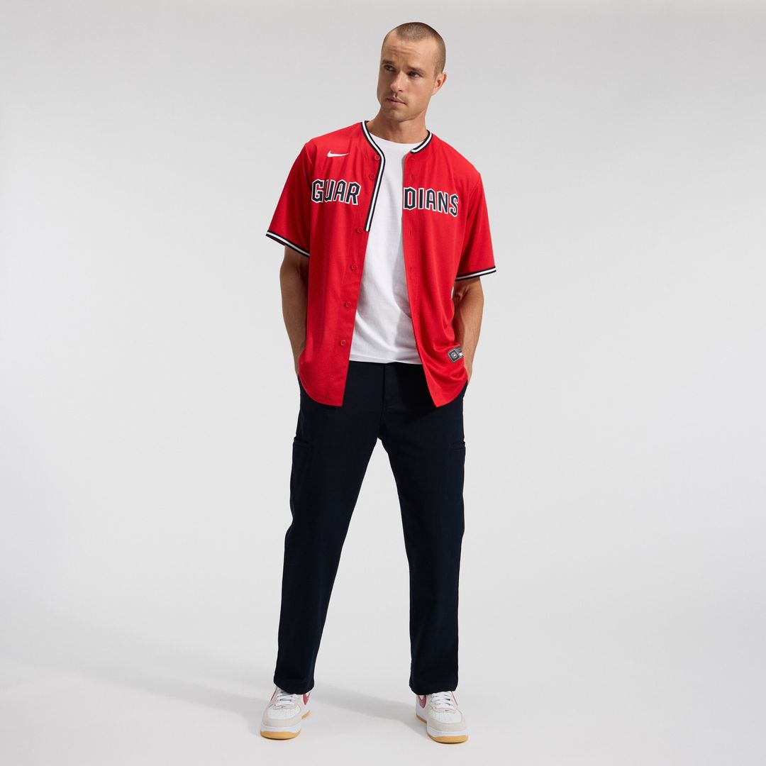 Cleveland Guardians Nike Alternate 2 Replica Jersey - Red Team Jersey Sports Fan Apparel