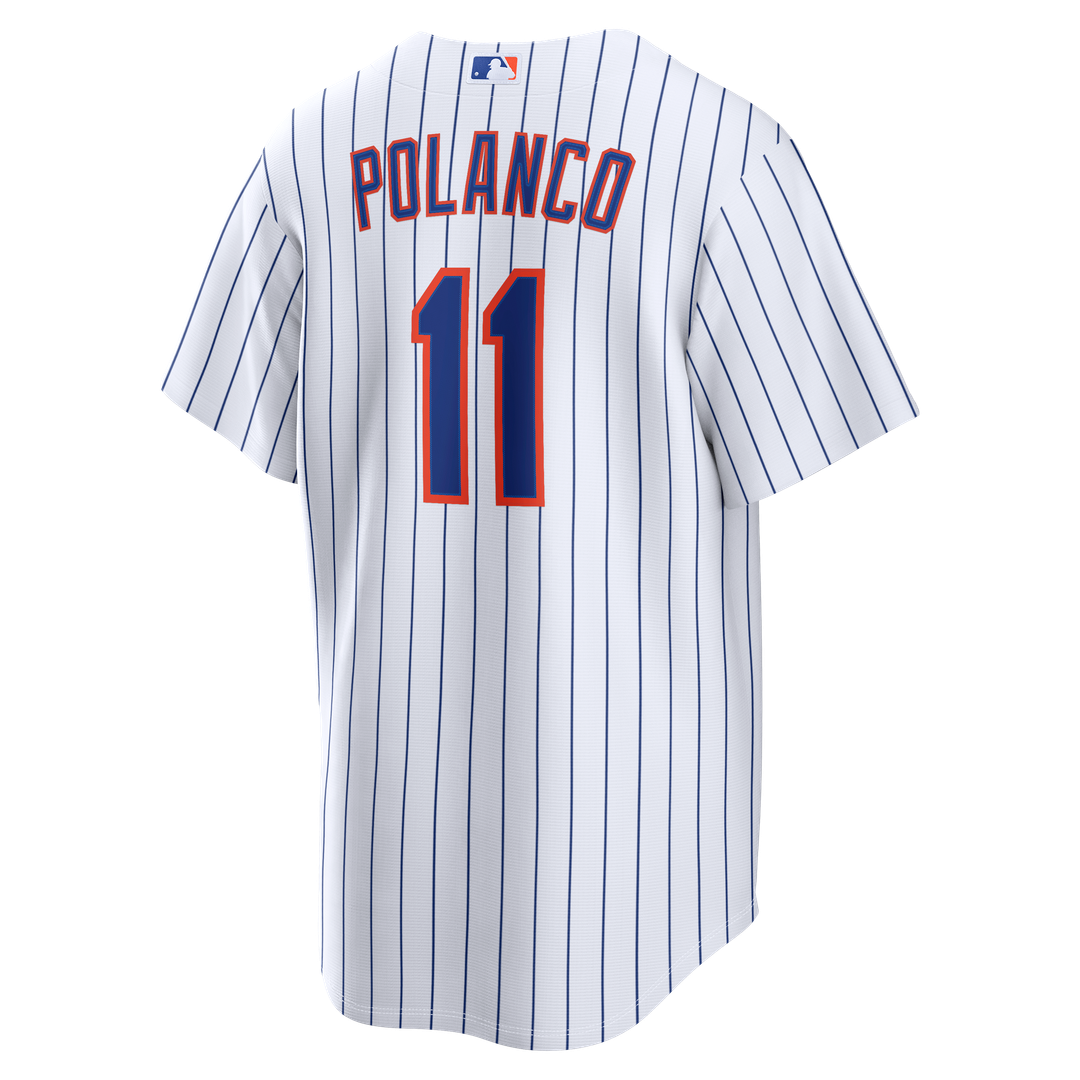 New York Mets Jorge Polanco Nike Home Replica Jersey - White Team Jersey Sports Fan Apparel